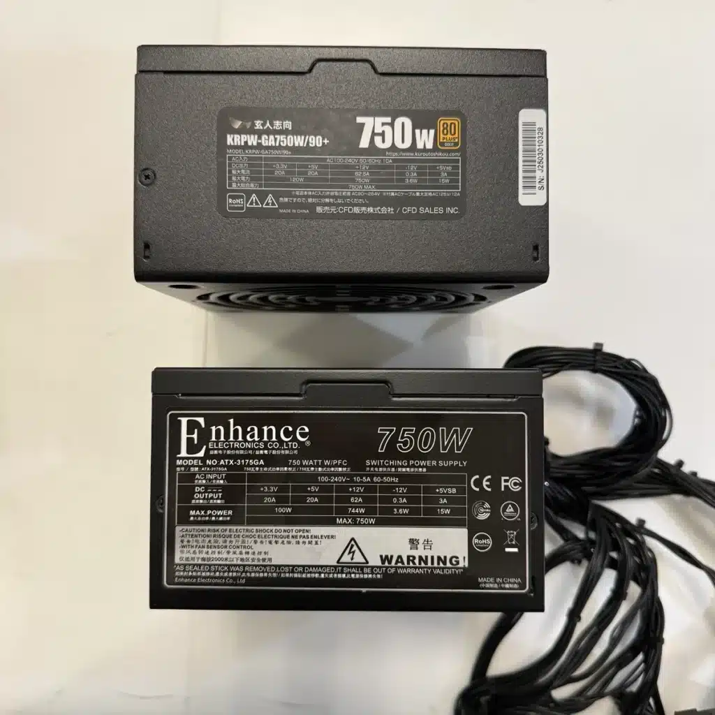 電源ユニット交換修理【G-Tune XM-B460】パソコン修理の持ち込みはPC堂へ！